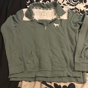 Pink by Victoria secret light weight pull over